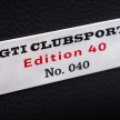 Volkswagen Golf GTI Clubsport Edition 40 – 265 PS