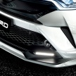 Toyota C-HR terima kit talaan TRD dan Modelista