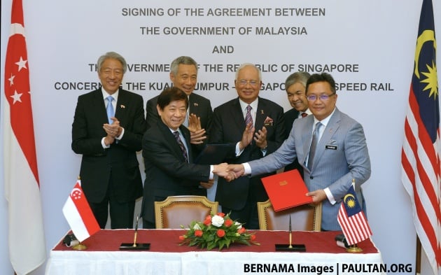 Malaysia and Singapore sign agreement for HSR