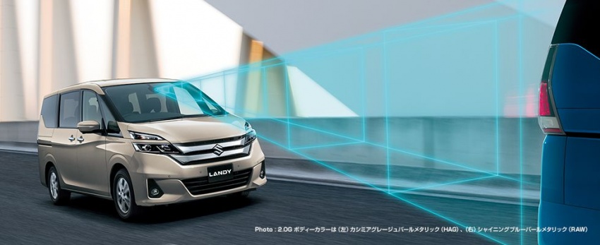 Suzuki Landy generasi baharu diperkenalkan di Jepun, MPV 8-tempat duduk diasaskan dari Nissan Serena 592659