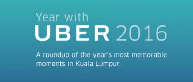 Uber reveals some stats for Malaysian rides in 2016