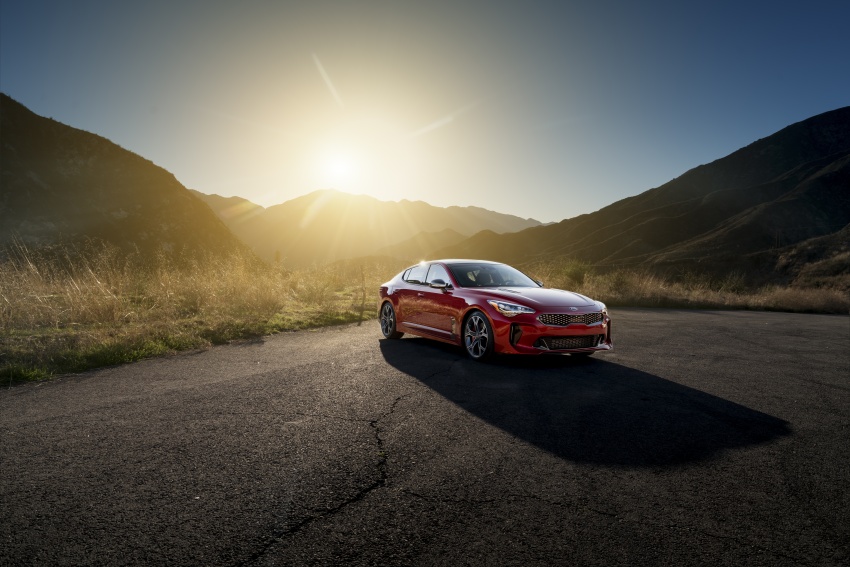 Kia Stinger 2018 didedahkan – model produksi sebenar kereta sport empat-pintu dari konsep Kia GT 600347
