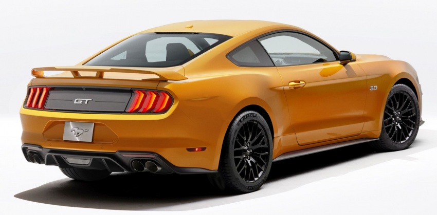 Ford Mustang facelift 2018 didedahkan – kotak gear automatik 10-kelajuan, pelbagai perincian premium 606179