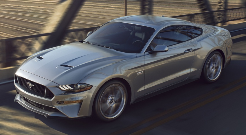 Ford Mustang facelift 2018 didedahkan – kotak gear automatik 10-kelajuan, pelbagai perincian premium 606177