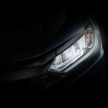 Honda City 2017 facelift tayang teaser hadapan pula