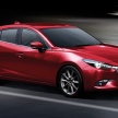 2017 Mazda 3 facelift officially launched in Thailand – hatch and sedan available in 4 variants, from RM107k