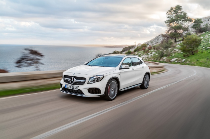 Mercedes-Benz GLA facelift tampil rasmi di Detroit 600200