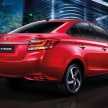 Toyota Vios facelift terbaharu dilancarkan di Thailand – empat varian ditawarkan, harga bermula dari RM76k
