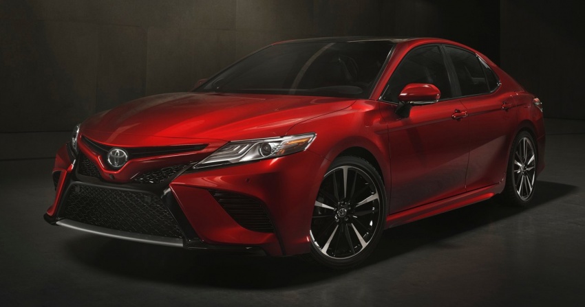 2018 Toyota Camry – longer and lower with TNGA platform, 2.5L VVT-iE with 8AT, focus on dynamics 600942