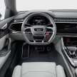 Audi Q8 concept debuts in Detroit – 448 hp plug-in hybrid, 0-100 km/h in 5.4 seconds, 1,000 km range