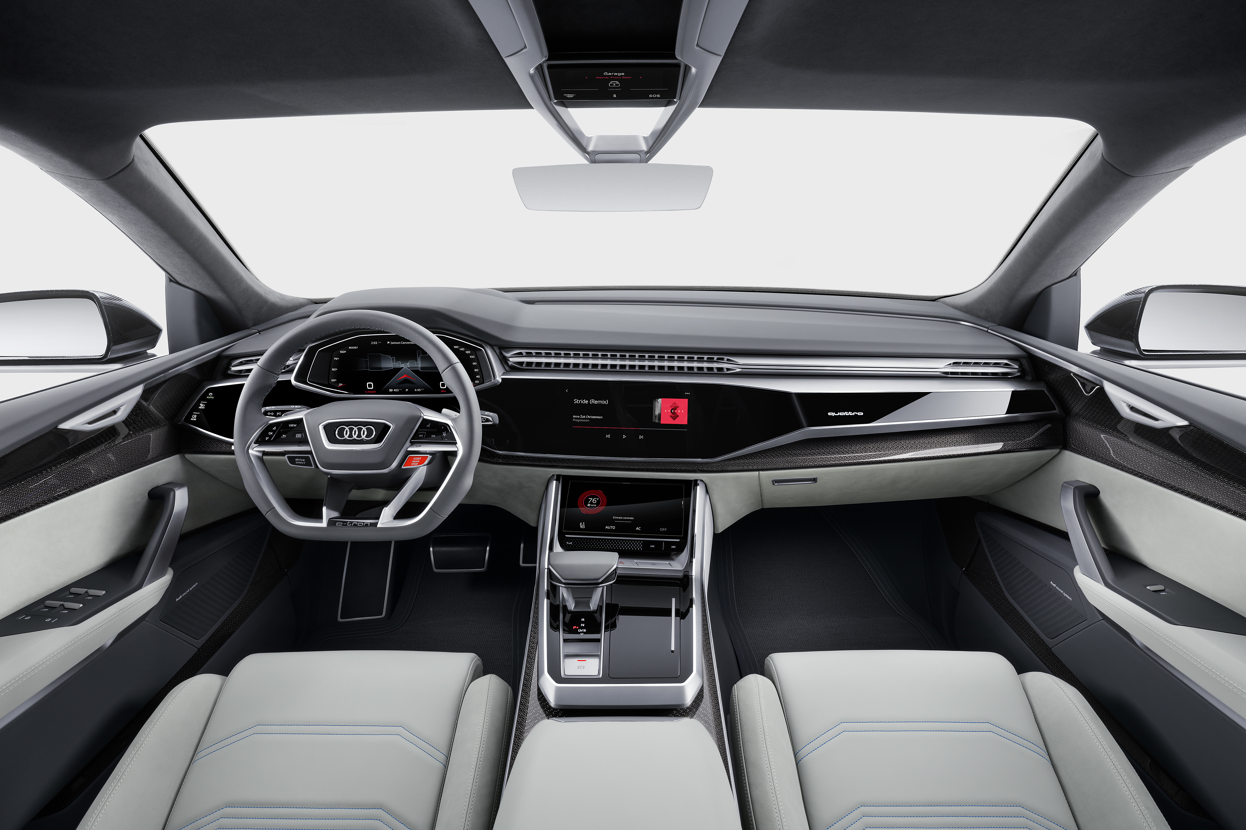 Купить новый ауди цены. Audi q8 салон. Новый Audi q8. Audi q8 Interior. Audi q8 Concept.