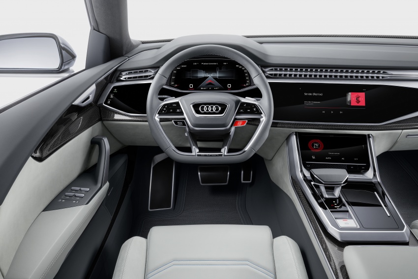 Audi Q8 Concept dipertonton di Detroit – plug-in hybrid dengan 488 hp, 0-100 km/j dalam masa 5.4 saat 601584