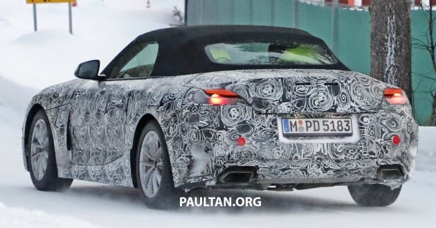 SPYSHOTS: BMW Z5 spotted again, taillights shown