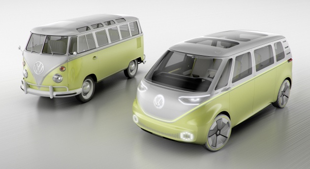 Model konsep Volkswagen I.D Buzz sah hadir sebagai model produksi Kombi Van elektrik generasi baharu
