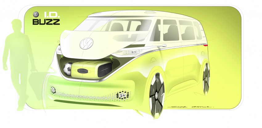 Volkswagen I.D Buzz Concept – jelmaan semula ‘Kombi Van’ dengan janakuasa elektrik sepenuhnya 600524