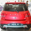 Haval M4 kini dikenali sebagai H1 – hanya 6AMT, ECS  untuk semua varian, harga bermula RM60k