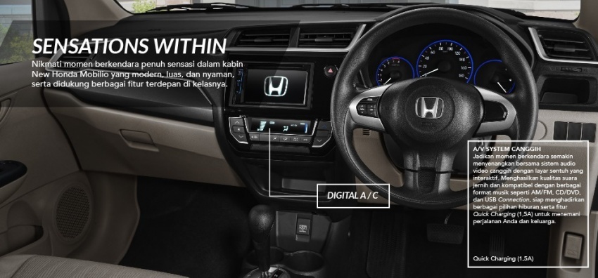 Honda Mobilio facelift dilancarkan di Indonesia – MPV tujuh tempat duduk, harga bermula dari RM63k 603194
