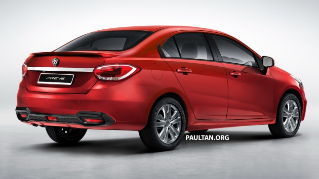 Next-gen Proton Preve rendered, based on Persona