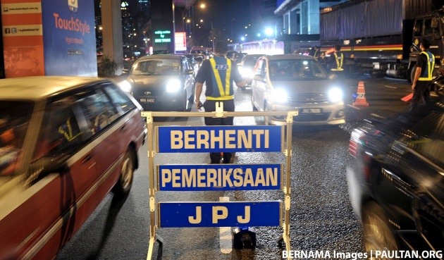 JPJ sita sebuah Rolls Royce kerana guna cukai jalan Sarawak – 21,613 saman sepanjang Ops Patuh 2017