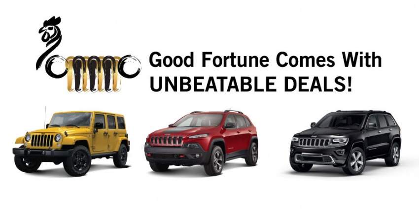 AD: Get great savings of up to RM150,000 on a Jeep! 601749