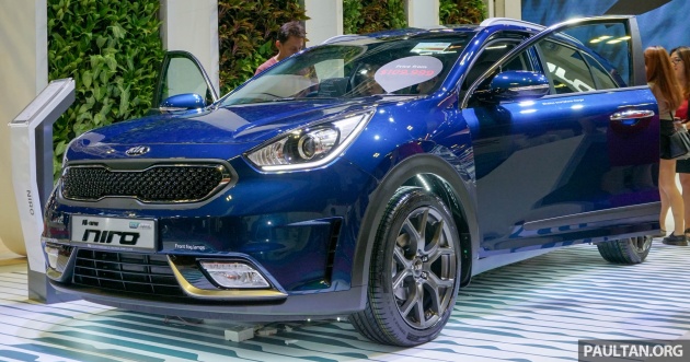 Kia Niro Hybrid dipertonton di Singapore Motor Show