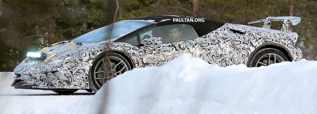 SPYSHOT: Lamborghini Huracan Superleggera, Spyder Performante diuji sebelum tampil di Geneva 2017