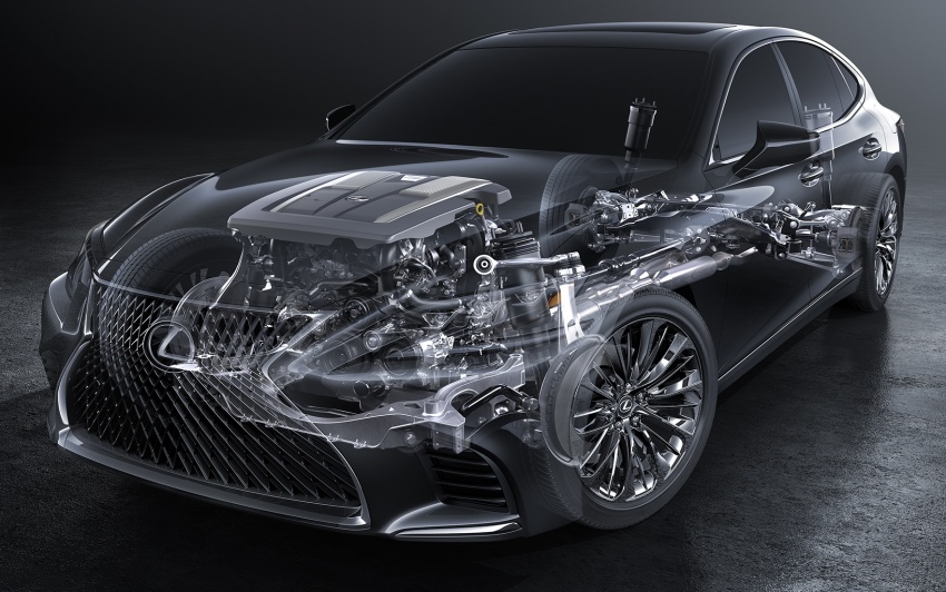 2018 Lexus LS 500 debuts with new 3.5 litre biturbo V6, 10-speed auto, pedestrian avoidance, 24-inch HUD 615735
