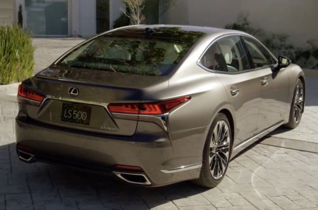 2018 Lexus LS 500 debuts with new 3.5 litre biturbo V6, 10-speed auto, pedestrian avoidance, 24-inch HUD