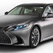 2018 Lexus LS 500 debuts with new 3.5 litre biturbo V6, 10-speed auto, pedestrian avoidance, 24-inch HUD