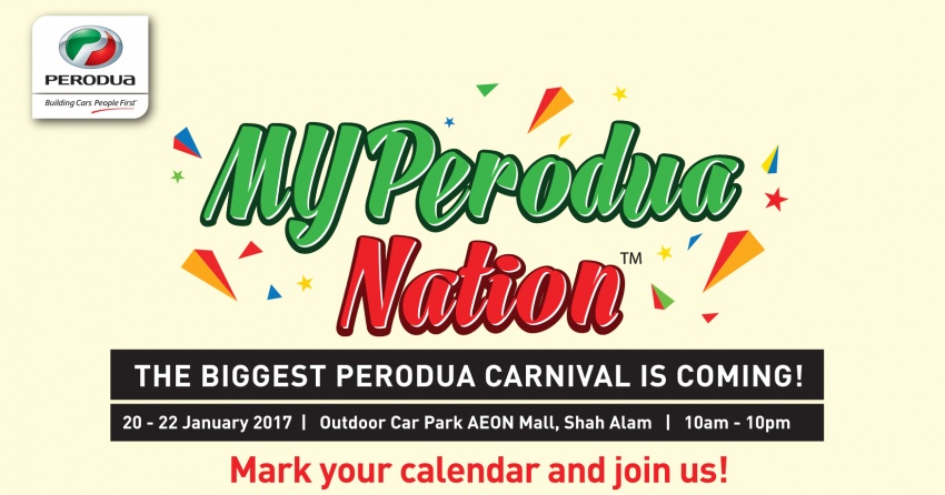 MYPerodua Nation carnival – chance to win an Axia 599703