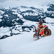 Marc Marquez races MotoGP machine on snow and ice