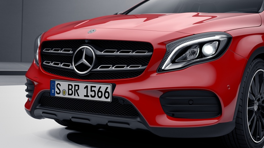 Mercedes-Benz GLA facelift dons the Night Package 607720