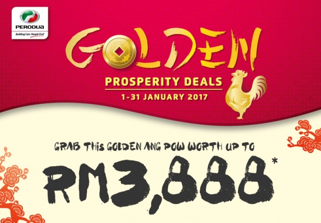 Perodua CNY promo offers up to RM3,888 <em>ang pow</em>