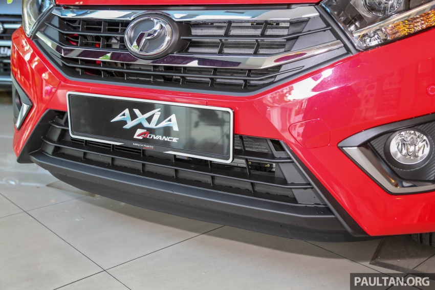 Perodua Axia facelift di pusat pameran – dari RM25k Image #604816