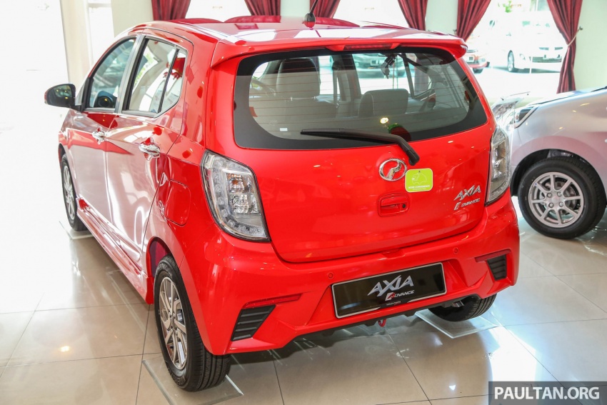 Perodua Axia facelift di pusat pameran – dari RM25k 604800