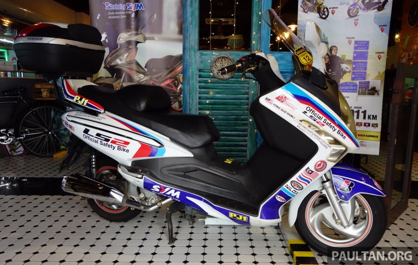 SYM Sport Rider 125i dan VTS200 galas cabaran rentasi sempadan Indochina – 6,011 km tanpa masalah 607170