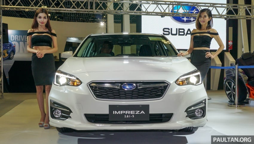 2017 Subaru Impreza launched in Singapore – sedan and hatchback; NA 1.6L and 2.0L CVT with AWD 602962