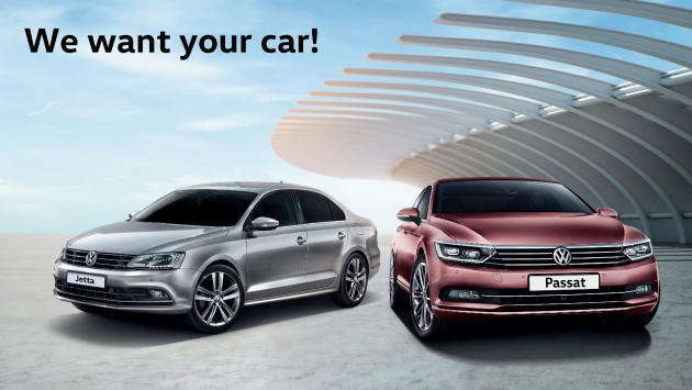 Volkswagen offering trade-in deals for Jetta, Passat