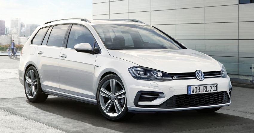 Volkswagen Golf facelift with R-Line package detailed 599375