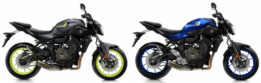 Yamaha MT-07 diperkenalkan dalam dua warna baharu 599459