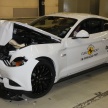 Ford Mustang pasaran Eropah hanya terima penarafan dua-bintang dalam ujian keselamatan Euro NCAP