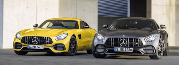 Mercedes-AMG GT C Coupe debuts in Detroit – AMG GT and GT S get styling and tech updates for 2017