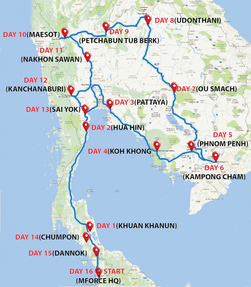 Malaysian family of three travels 6,011 km in 16 days across Indo-china by kapchai and scooter 607492