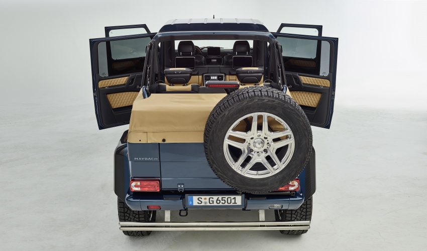 Mercedes-Maybach G650 Landaulet revealed – open-top, off-road luxury with S-Class rear seats, AMG V12 614325