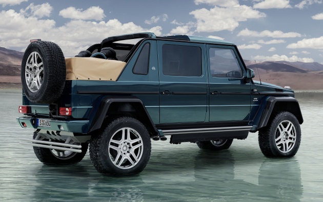 Mercedes-Maybach G650 Landaulet revealed – open-top, off-road luxury with S-Class rear seats, AMG V12