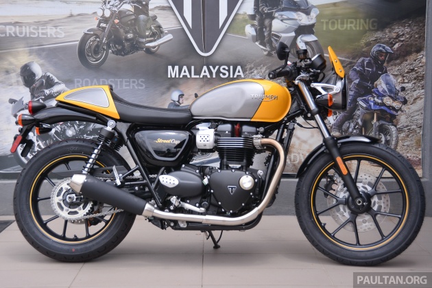 Triumph Street Cup kini di M’sia – harga RM65,900