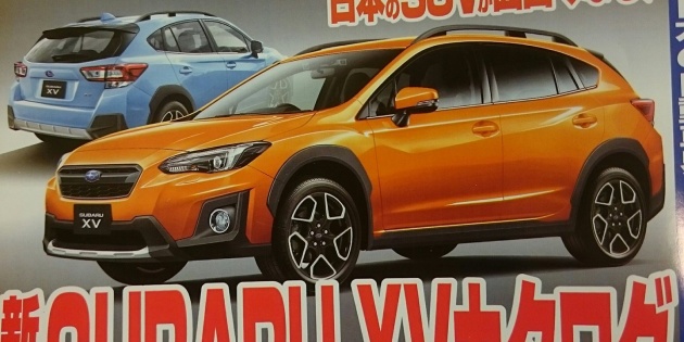 Subaru XV 2018 didedahkan oleh majalah Jepun