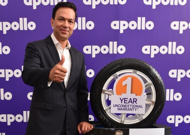 Apollo Tyres kini menawarkan waranti tanpa syarat 1-tahun di Malaysia selain waranti pengeluar 5-tahun