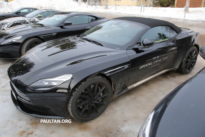SPIED: Aston Martin DB11 Volante spotted again 617797