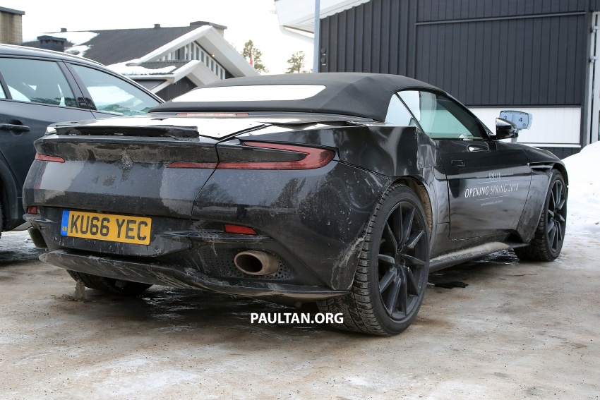 SPIED: Aston Martin DB11 Volante spotted again 617798